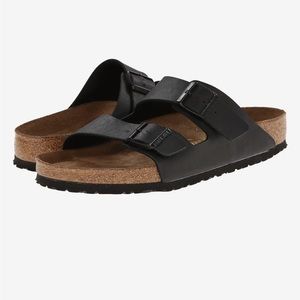 Birkenstock Soft Arizona in Black size 38